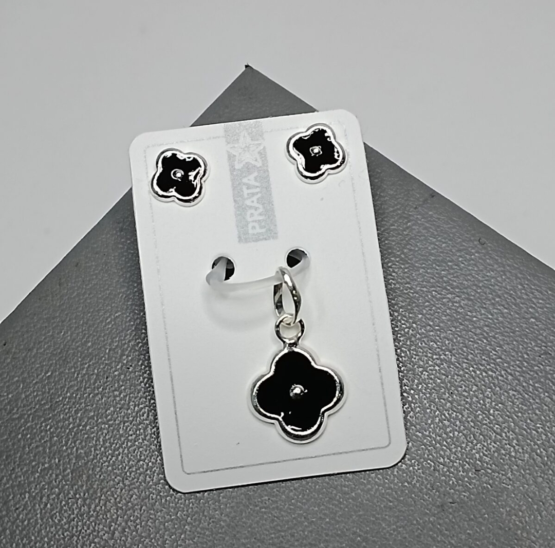 Conjunto De Prata Tradicional Van Clif Cod:CJ1-12